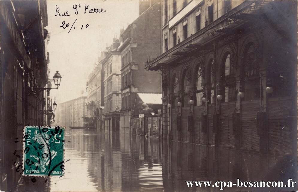 Rue St Pierre - 20 janvier 1910